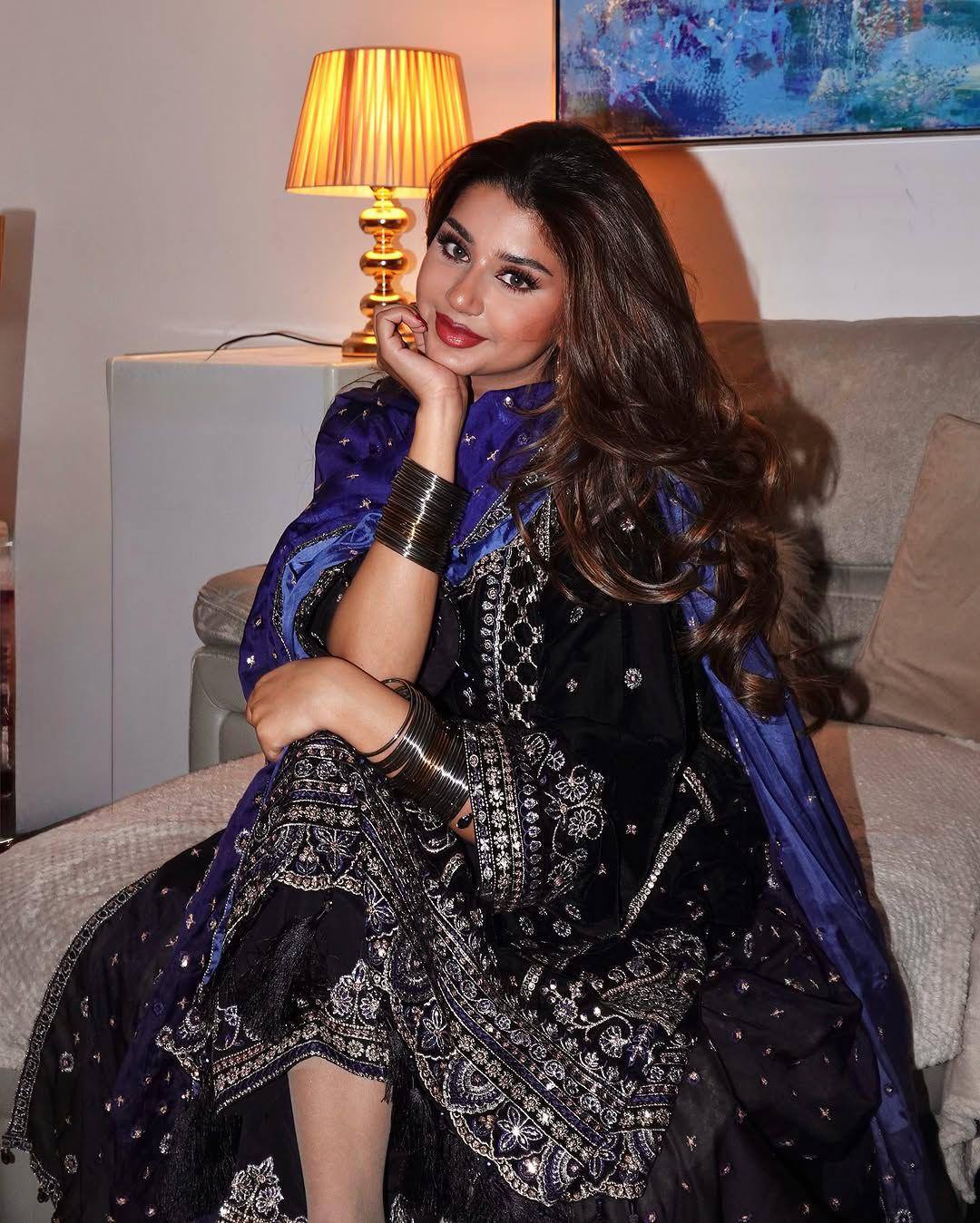 Navy Blue Color Coding Embroidery Work Designer Party Wear Palazzo Suit