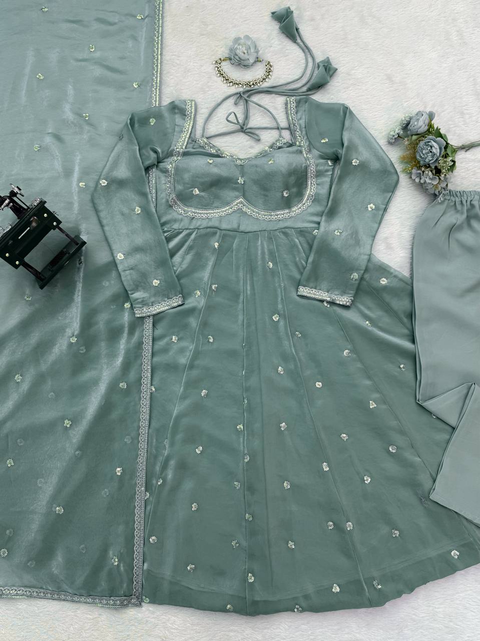 Rama Color Designer Trendy Party Wear Exclusive Gown