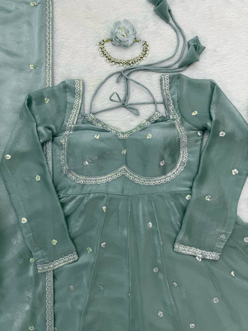 Rama Color Designer Trendy Party Wear Exclusive Gown