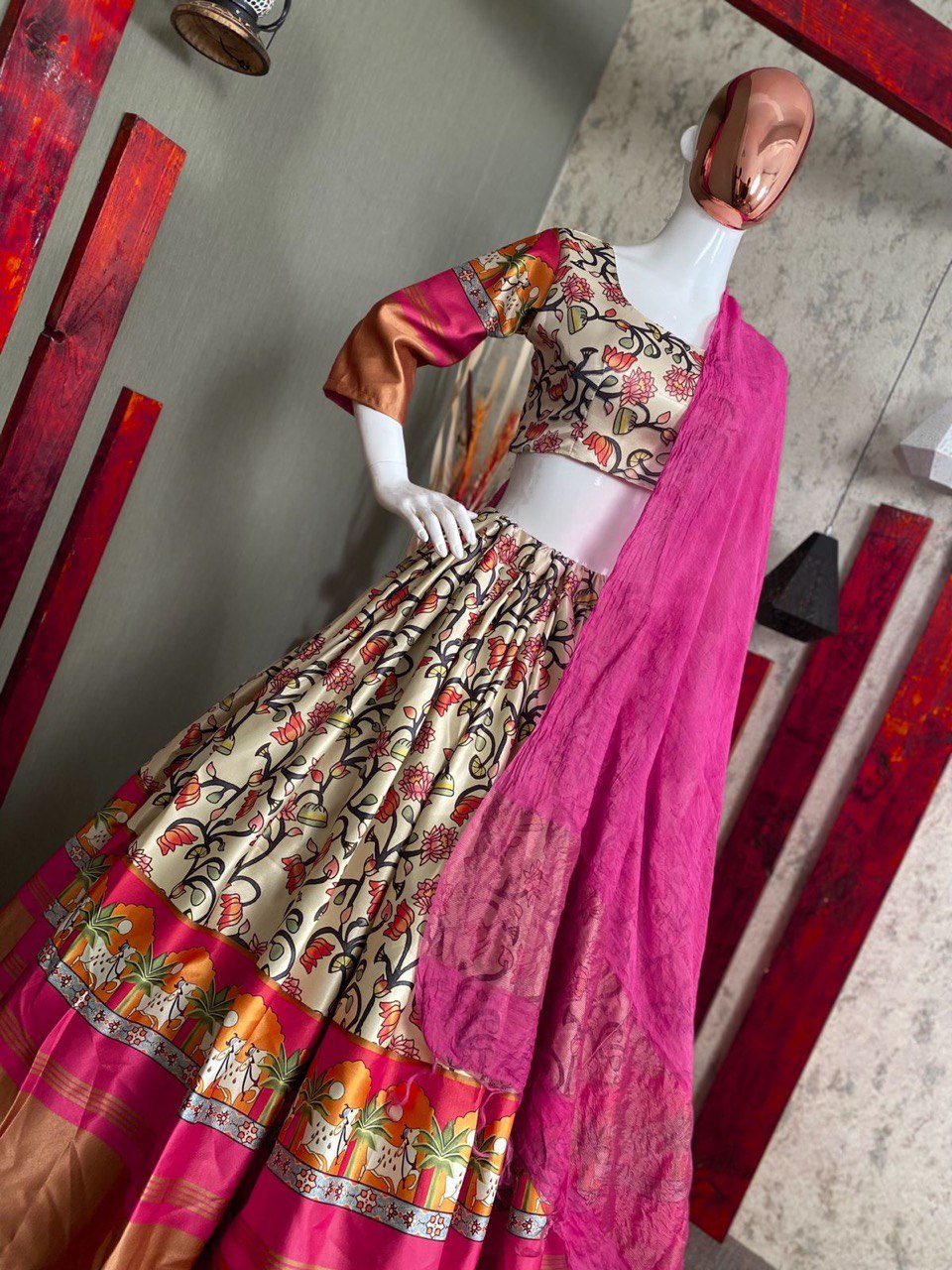 Traditional Wear Digital Print Designer Heavy Lehenga Choli Set